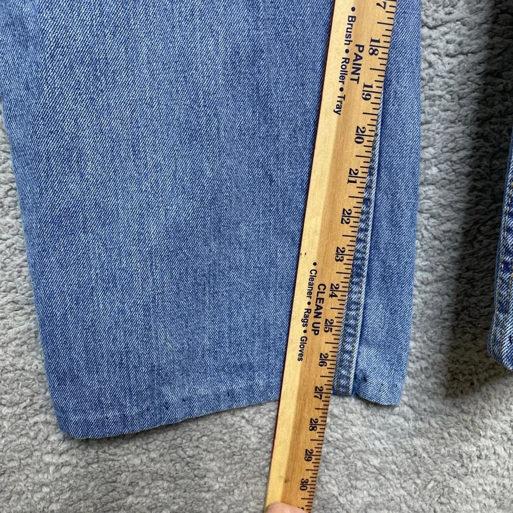 Levi's 505 Jeans Men 42x30 Blue Denim Med Wash Straight Fit 100% Cotton Casual